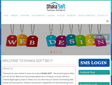 Tablet Screenshot of dhakasoftbd.com